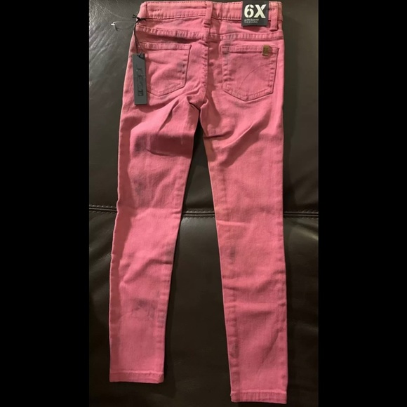 NEW Joe's Jeans Girls Pink Tinted Cloud Wash Skinny Jegging - Picture 2 of 3